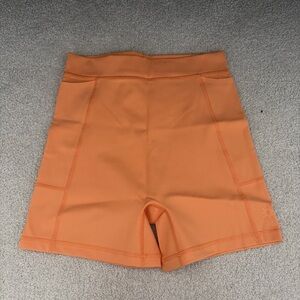 Aerie Bright Orange Bike Shorts